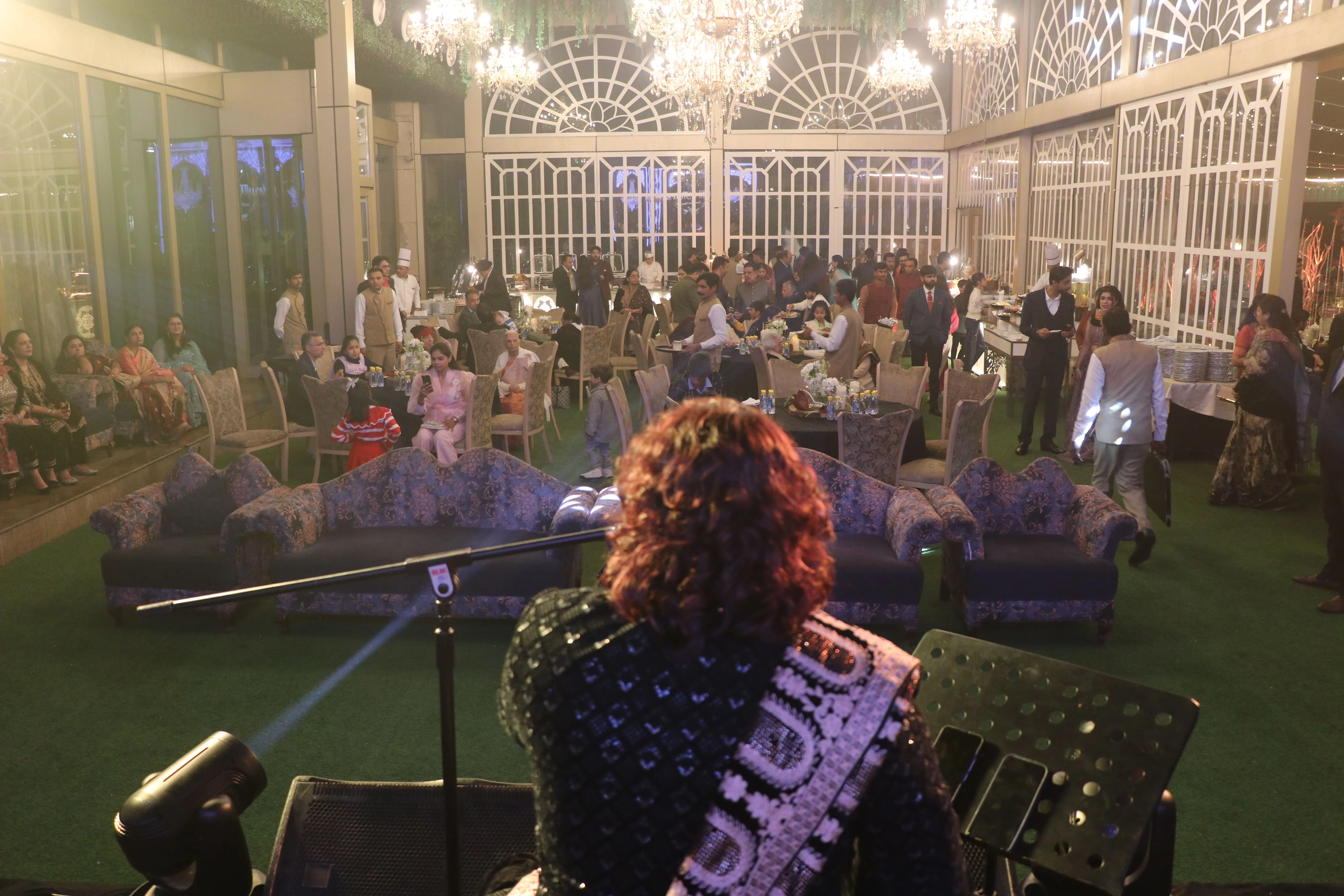 The Mehfil-E-Murshid musical ensemble - Experienced live performers for weddings, showcasing a mix of classical and modern instruments